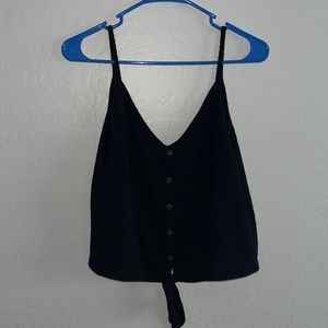 Black tank top